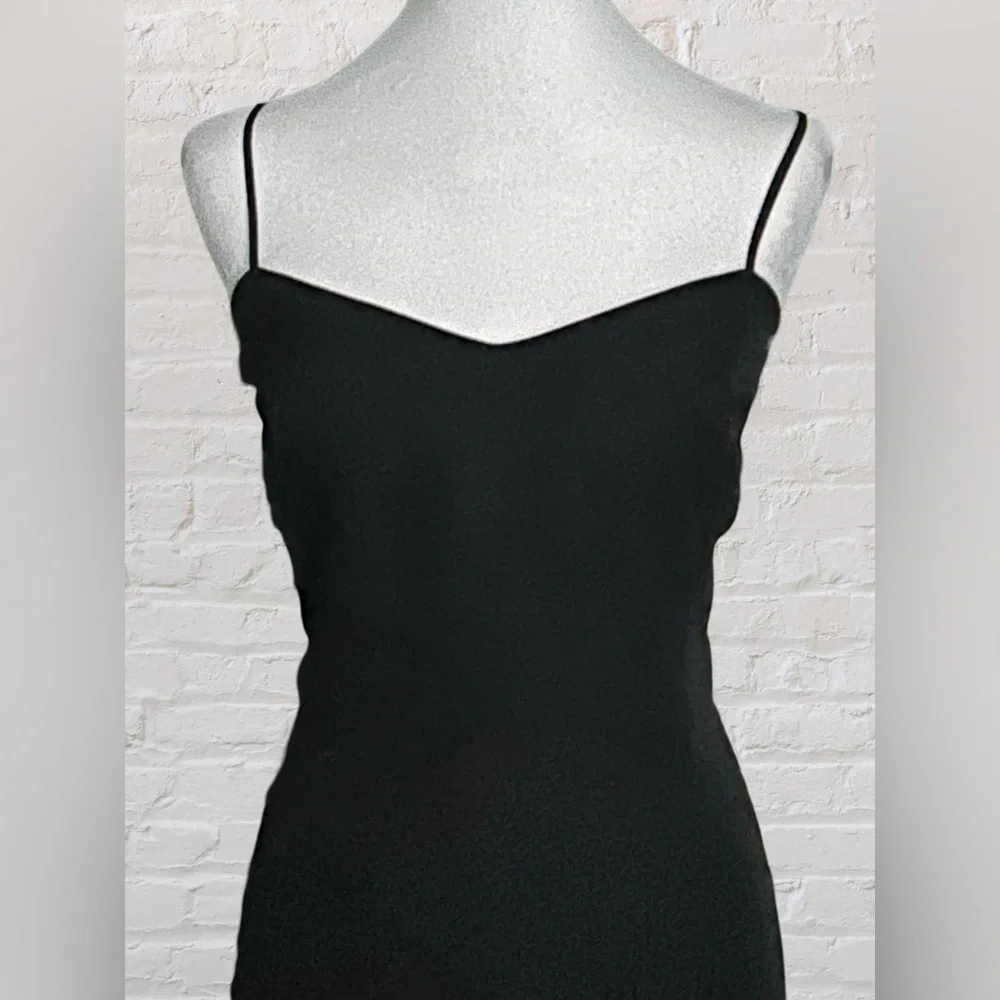 Joseph Ribkoff VTG Couture Cocktail Event LBD Dress Sz 16 Money Quiet Luxury - Picture 2 of 6